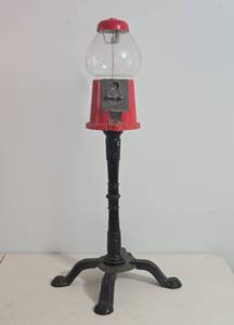 lot 106 image: Working Vintage Gumball Machine wStand #2