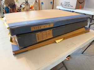 lot 24 image: 3 LARGE Original Bound Pioneer Press Minneapolis Journal &amp&nbsp Complete Years 1935, 1939 &amp 1943