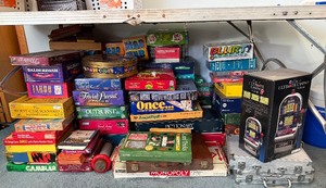 lot 132 image: HUGE Estate Lot of Assorted Board &amp other Games