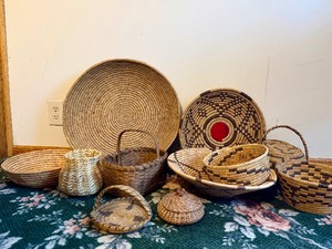 lot 138 image: Estate Collection of Native American et Woven Baskets
