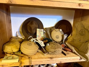 lot 145 image: Estate Collection of Vintage Boy Scout Items