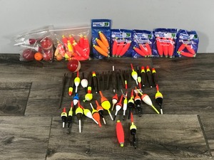 lot 202 image: Large Lot of Fishing Bobbers