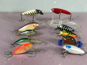 lot 214 image: Lot of 10 Fishing Lures - see description for more info