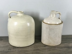 lot 233 image: 2 - Vintage Stoneware Crock Jugs