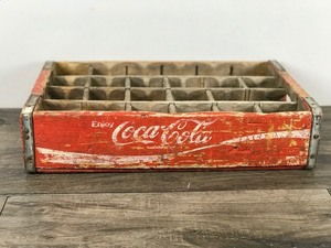 lot 234 image: Vintage Wooden Coca Cola Bottle Crate