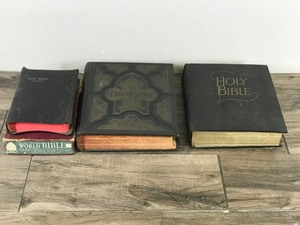 lot 236 image: 3 - Holy Bibles