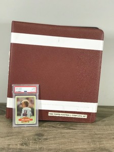 Complete Set of 528 Cards of 1980 Topps Football with Phil Simms Rookie Card that is Graded - PSA NM-MT 8 (114973323)