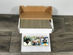 lot 258 image: Complete Set 1979 Topps Football Cards - 528 Cards Total with Earl Campbell RC and Stars like Roger Staubach, Terry Bradshaw & More