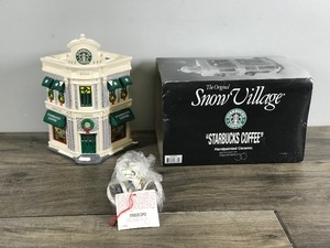 lot 261 image: Department 56 The Original Snow Village Starbucks Coffee 54859