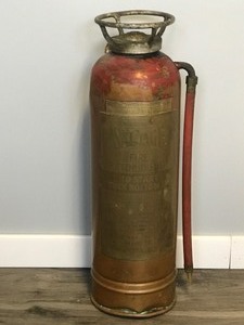 lot 288 image: Vintage Salvage Fire Extinguisher