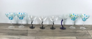 lot 306 image: Martini & Margarita Glasses - see description for more info