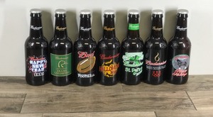lot 311 image: Lot of 7 Large Collectible Budweiser Bottles