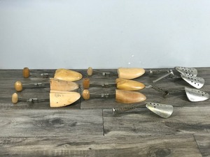 lot 387 image: Lot of Wooden and Metal Shoe Stretchers