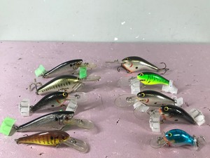 lot 448 image: Lot of 10 Bagley Fishing Lures