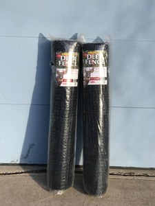 lot 11 image: 2 - Rolls of Quest Better Barriers Deer Fence New in the Package