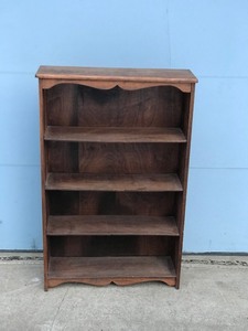 lot 5 image: Vintage Solid Wood 4 Tier Shelving Unit