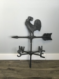 lot 176 image: Aluminum Rooster Weather Vane