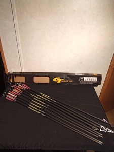 lot 29 image: 9 Gold Tip Arrows #5575