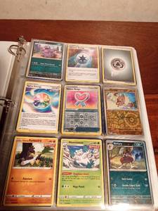 lot 47 image: Binder of 90 Pokemon trading cards