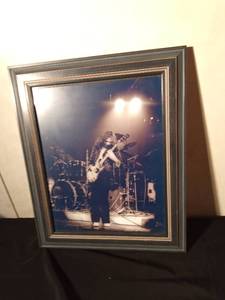 lot 162 image: Framed photo of Rod Price of Foghat
