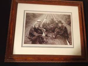 lot 164 image: Framed photo of The Allman Brothers