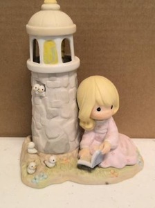 lot 68 image: Precious Moments Jesus is my lighthouse item#487945