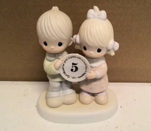lot 91 image: Precious Moments God Blessed Our Years Together with so much Love and Happiness item#E-2855