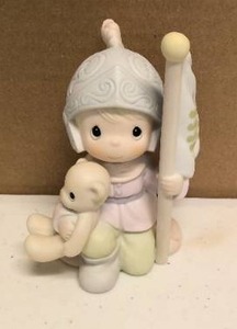 lot 166 image: Precious Moments FigurineThe land is our land item#527777