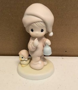 lot 182 image: Precious Moments Figurine A Special Chime For Jesue Item#524468
