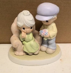 lot 191 image: Precious Moments Figurine Many years of blessing you item#384887