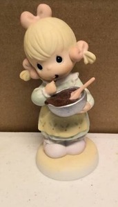 lot 197 image: Precious Moments Figurine You can always fudge a little during the season item#455792