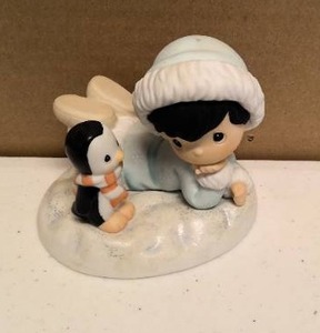 lot 202 image: Precious Moments Figurine Alaska Once More, Hows Yer Christmas item#455784
