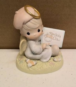 lot 205 image: Precious Moments Figurine I think oure just divine item#272558