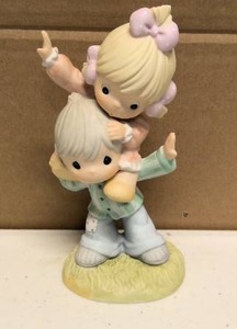 lot 218 image: Precious Moments Figurine Ill Never let you down item#730165