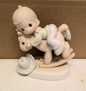 lot 219 image: Precious Moments Figurine Take Heed When You Stand item#521272
