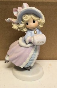 lot 279 image: Precious Moments Figurine May your Holidays Sparkle with Joy Item#104202