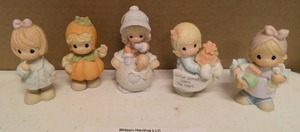 lot 290 image: Precious Moments Figurineitem#732494, item#829269, item#184241, item#732494, and Item#883875