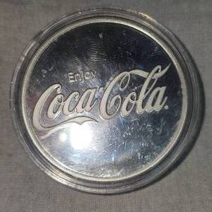 lot 78 image: 1 oz Coca Cola Silver Round