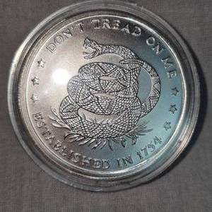 Don't Tread on Me Silver 1oz Round