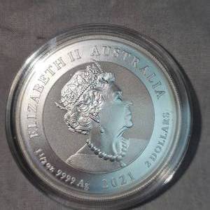 lot 97 image: 2021 1 12 oz Australlian Platypus Silver Round