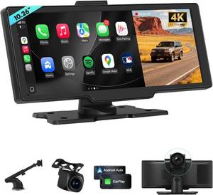 lot 32 image: Losuudy Portable Apple CarPlay Screen and Android Auto Touch Screen