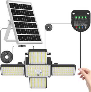 lot 41 image: Cybrasc Solar IndoorOutdoor Shed Light