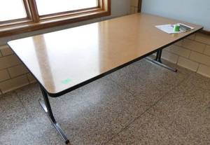 lot 1 image: Table 72x38 x 26 tall