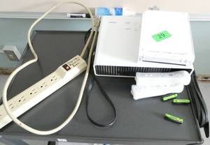 lot 29 image: Rm 206 -  Wii system and casio projector