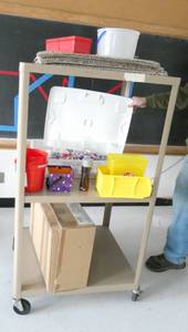 lot 35 image: Rm 206 -  cart and contents