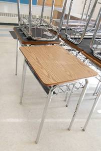 lot 168 image: Rm 218 - Six 18x23 desks adjustable height