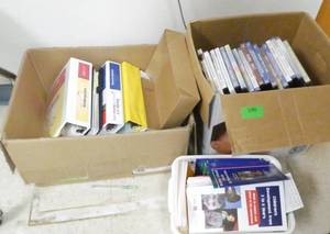 lot 190 image: ECFE - Box of teaching materials books and cds