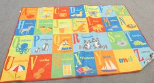 lot 224 image: ECFE - Two rugs about 6x6 ft and 9x6 ft