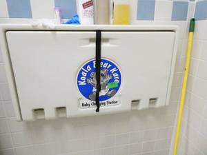 lot 234 image: ECFE - Koala wall mount changing table