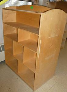 lot 293 image: Rm 115 - double sided storage cabinet 36x23x48